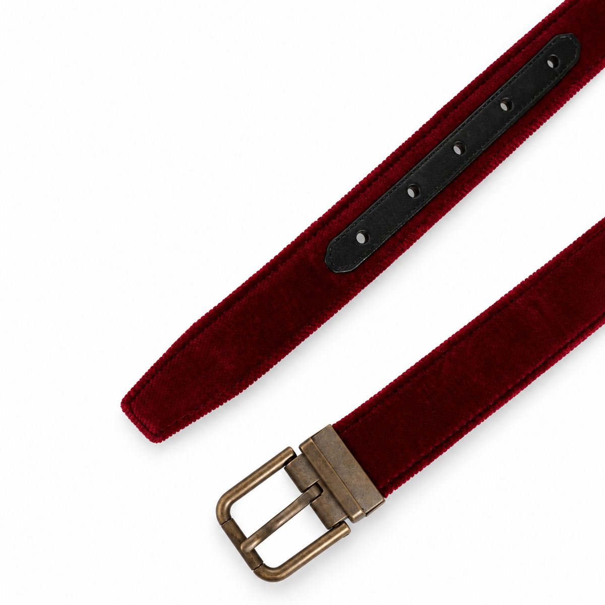 Men's belt Dolce & Gabbana SKU: BC3614 AR934 top view of buckle and tip