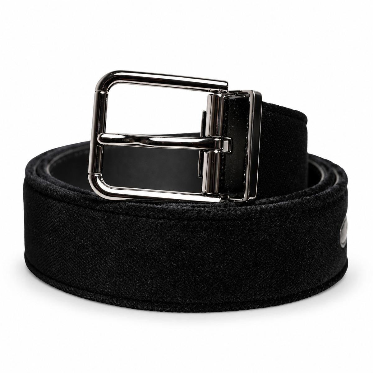 Men's belt Dolce & Gabbana SKU: BC4217 A6808 coiled front view