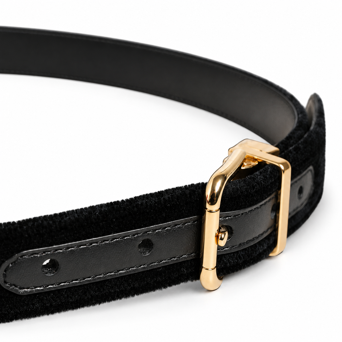 Men's belt Dolce & Gabbana SKU: BC4337 B6808 side buckle close-up
