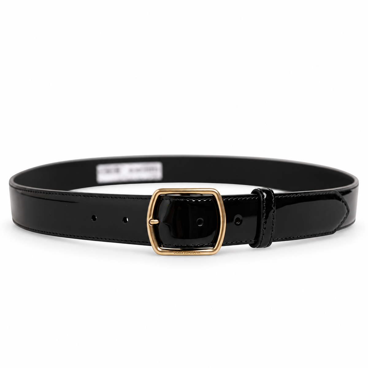 Men's belt Dolce & Gabbana SKU: BC4886 A1471 80999 full length front view
