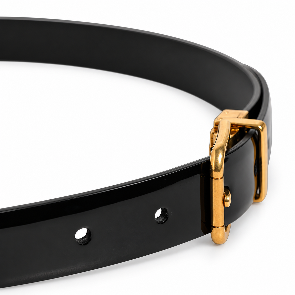 Men's belt Dolce & Gabbana SKU: BC006C A0022 80999 side buckle close-up