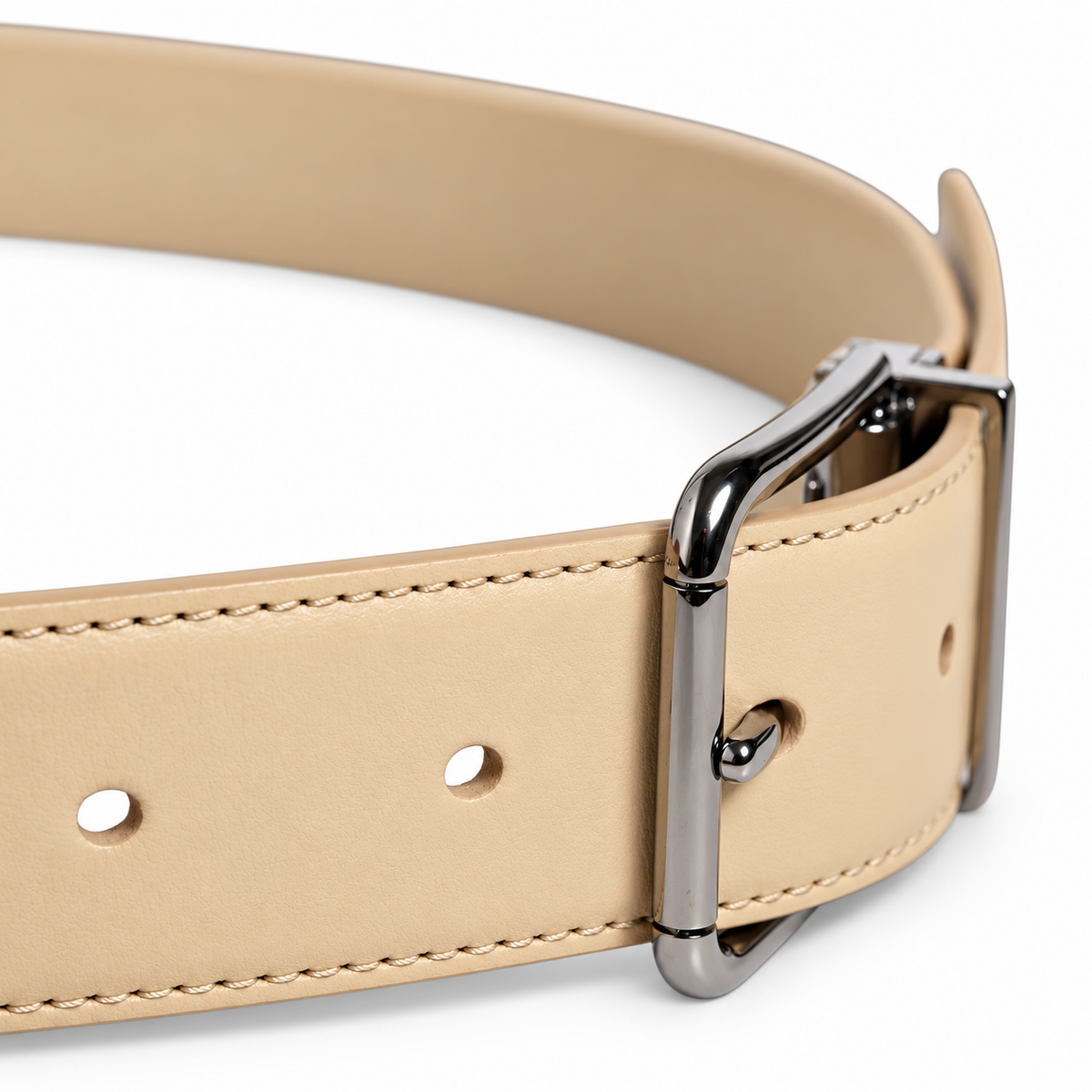 Men's belt Dolce & Gabbana SKU: BC4524 AQ765 80009 side buckle close-up
