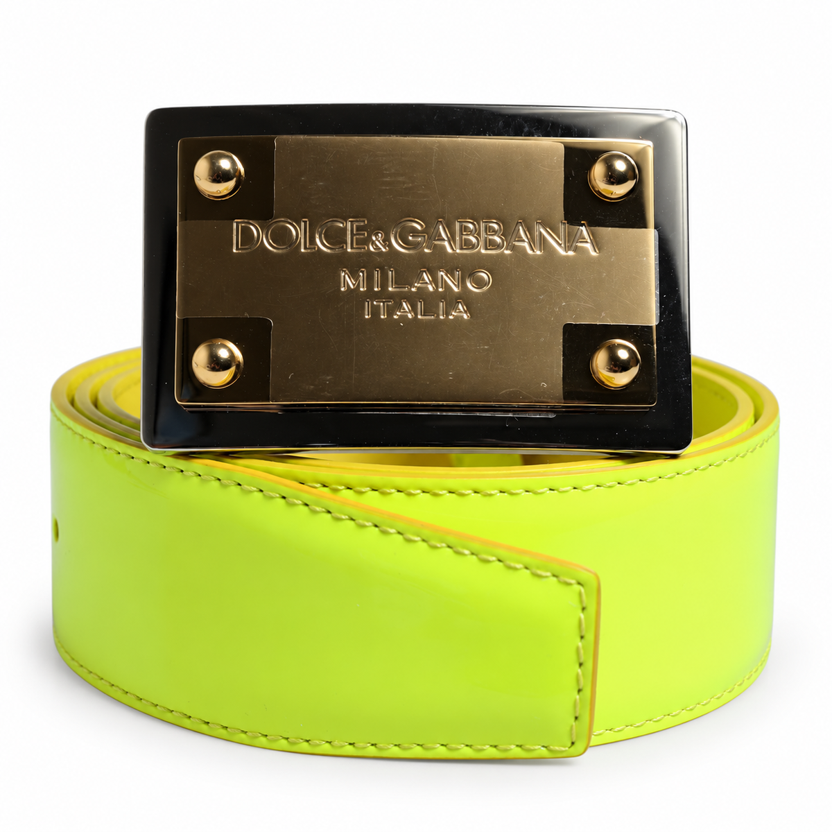 Men's belt Dolce & Gabbana SKU: BC4676 AQ795 - front view