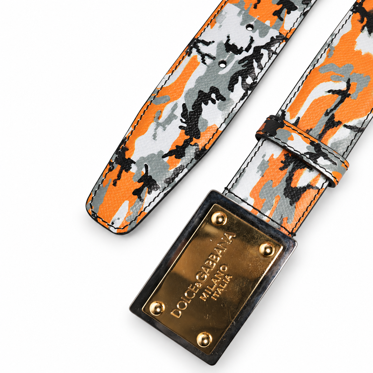Men's belt Dolce & Gabbana SKU: BC4676 AQ405 - product detail view