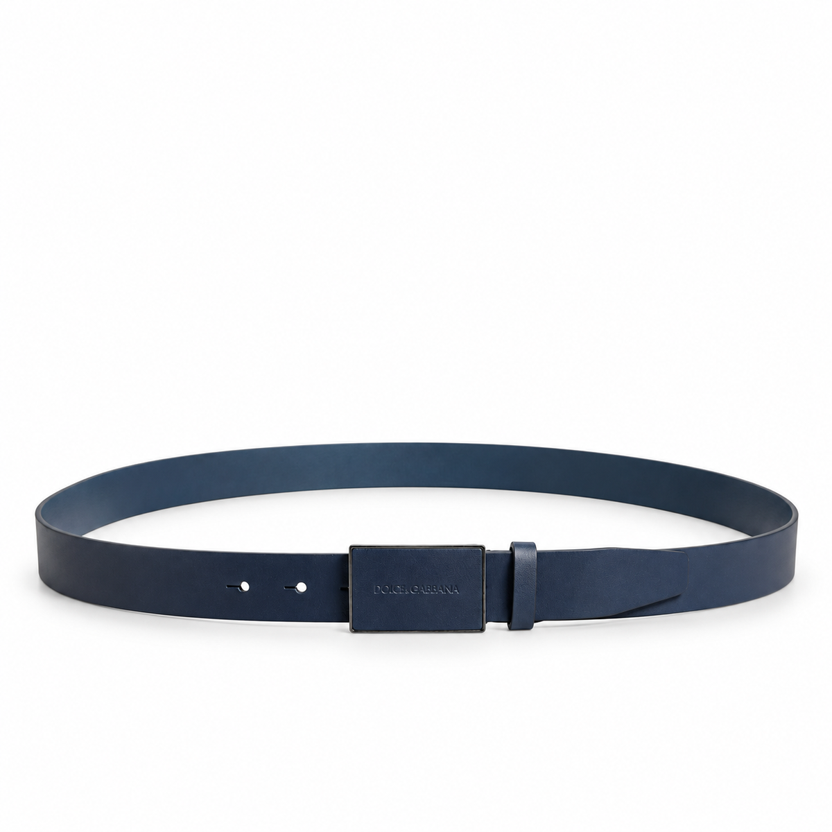 Men's belt Dolce & Gabbana SKU: BC4588 B5796 full length front view