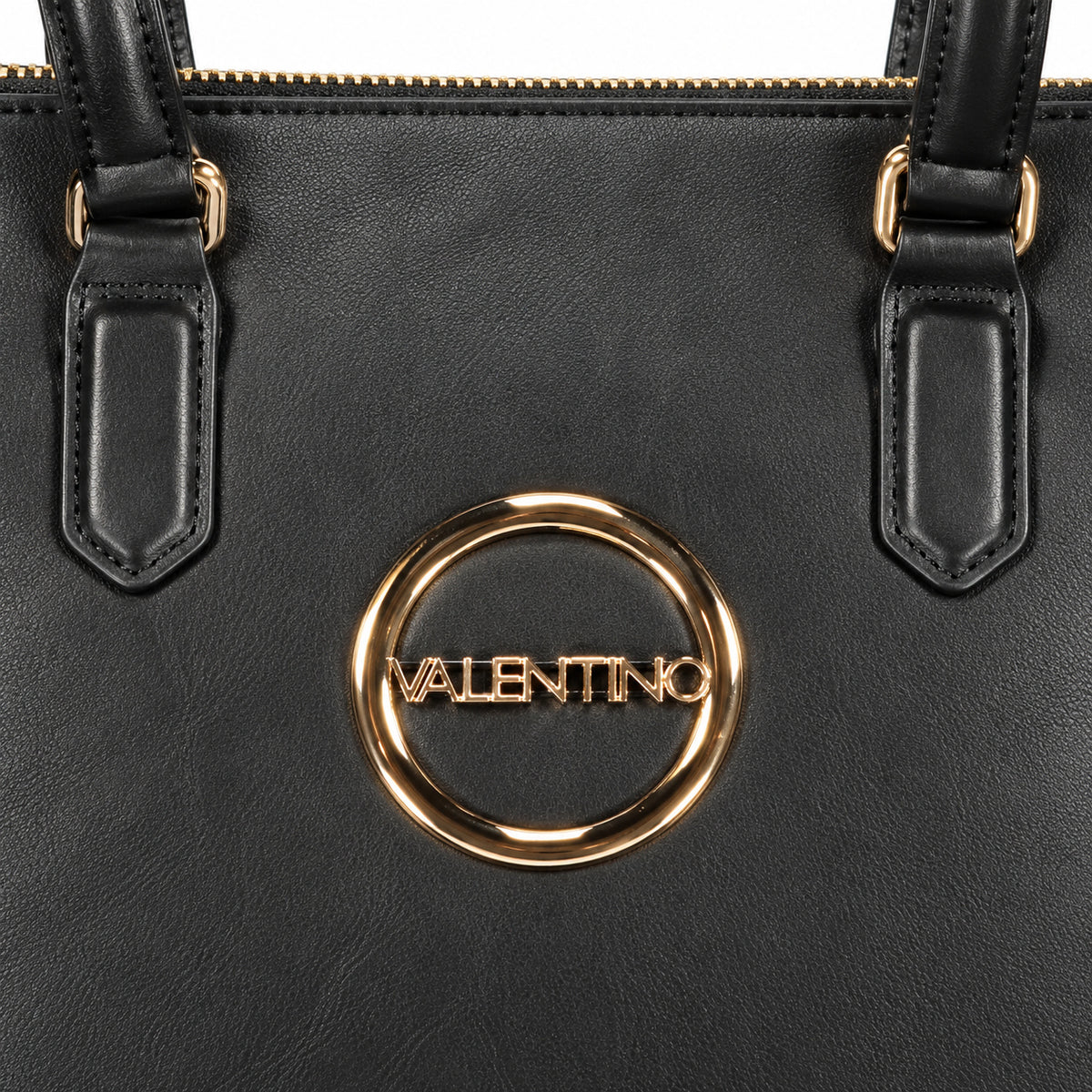 Women's shopping bag Mario Valentino Moses VBS8A601 logo detail view