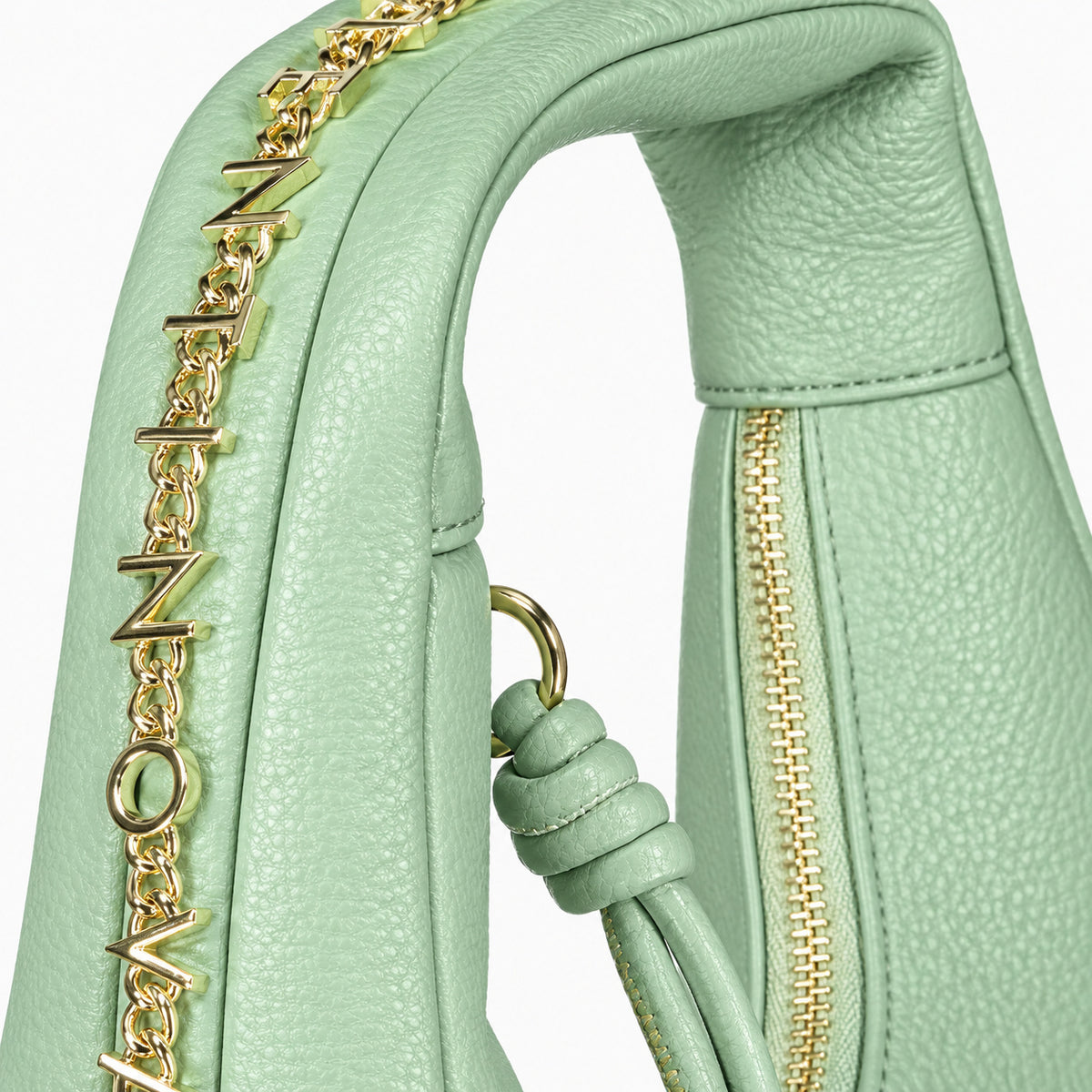 Women's shoulder bag Mario Valentino Harmonia VBS9OT08 handle and hardware detail view