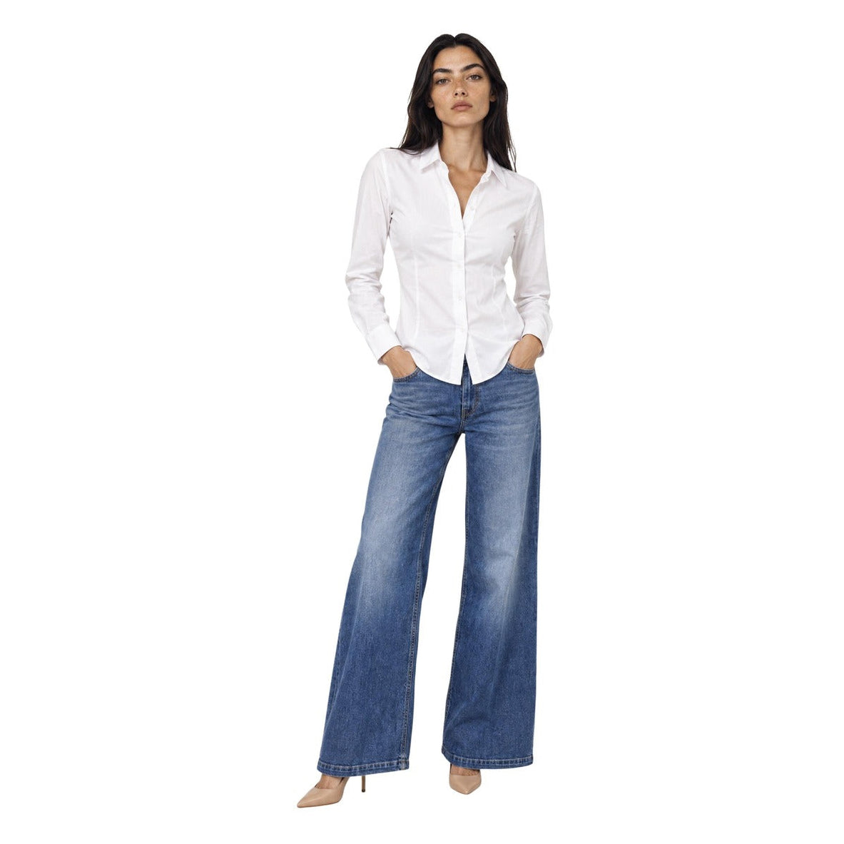 Дамска риза Armani Exchange Women Shirt XW002976 AF26426 U0009 Front View