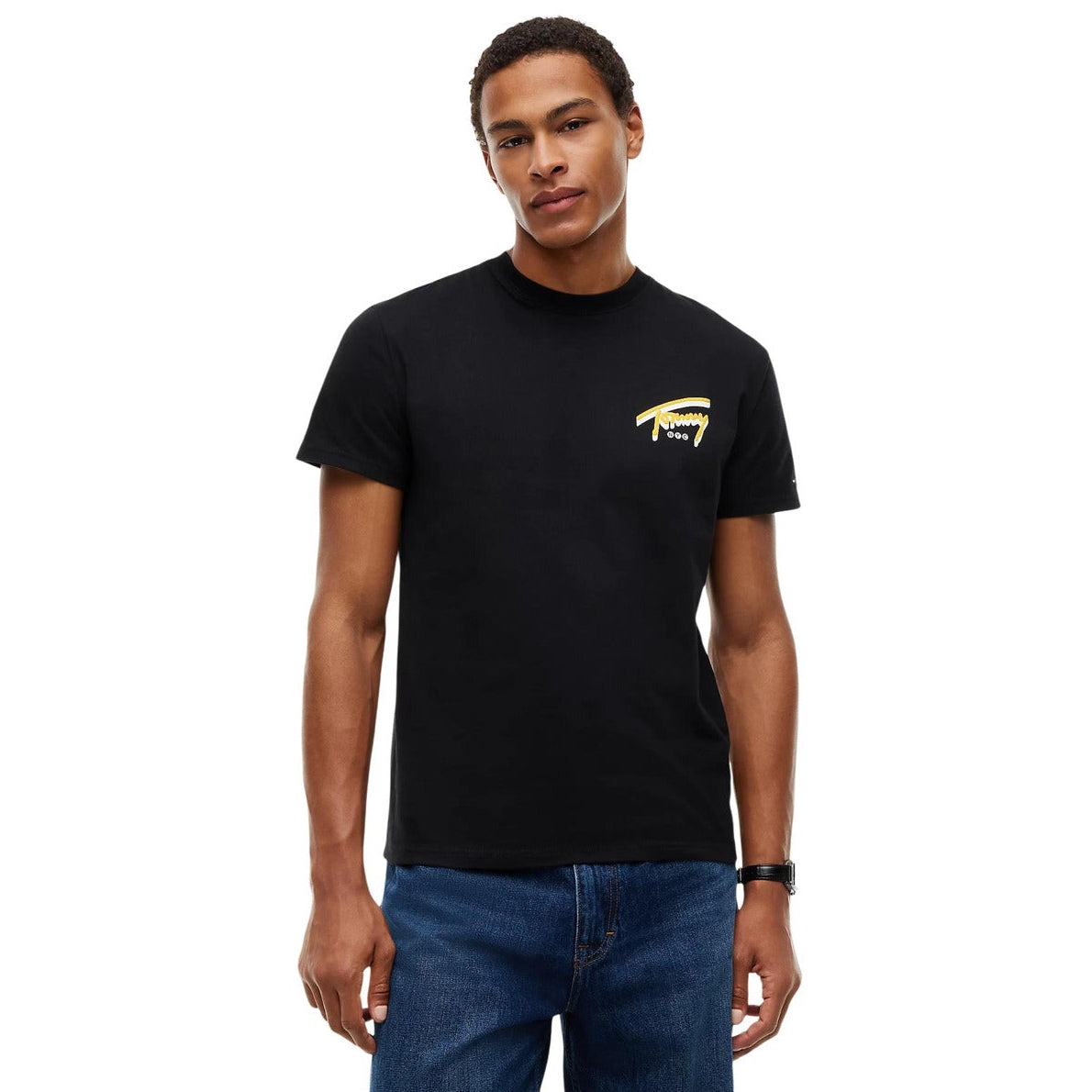 Мъжка тениска Tommy Hilfiger Jeans Men T-Shirt DM0DM23542 BDS Front View