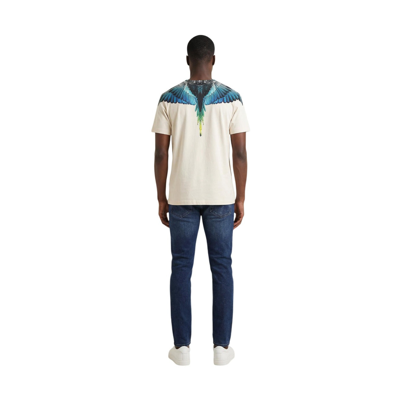 Мъжка тениска County Of Milan Marcelo Burlon Men T-shirt S6CMMATH022 Back View