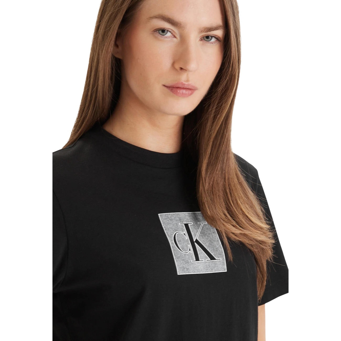 Дамска тениска Calvin Klein Jeans Women T-shirt LV047F819G UB1 Close-Up