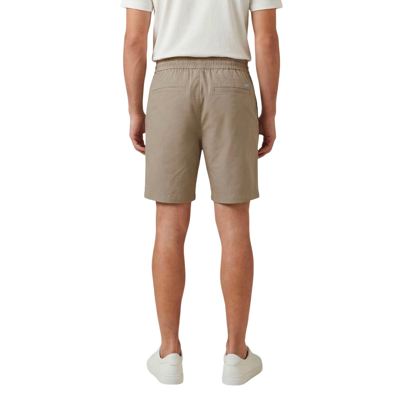 Мъжки бежови къси панталони Armani Exchange Men Shorts XM002098 AF22686 Back View