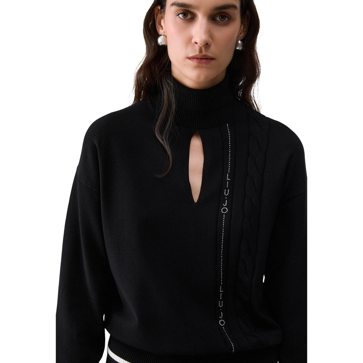 Дамски пуловер Liu Jo Women Turtleneck Sweater TF6193MS63L A3521 Close-Up