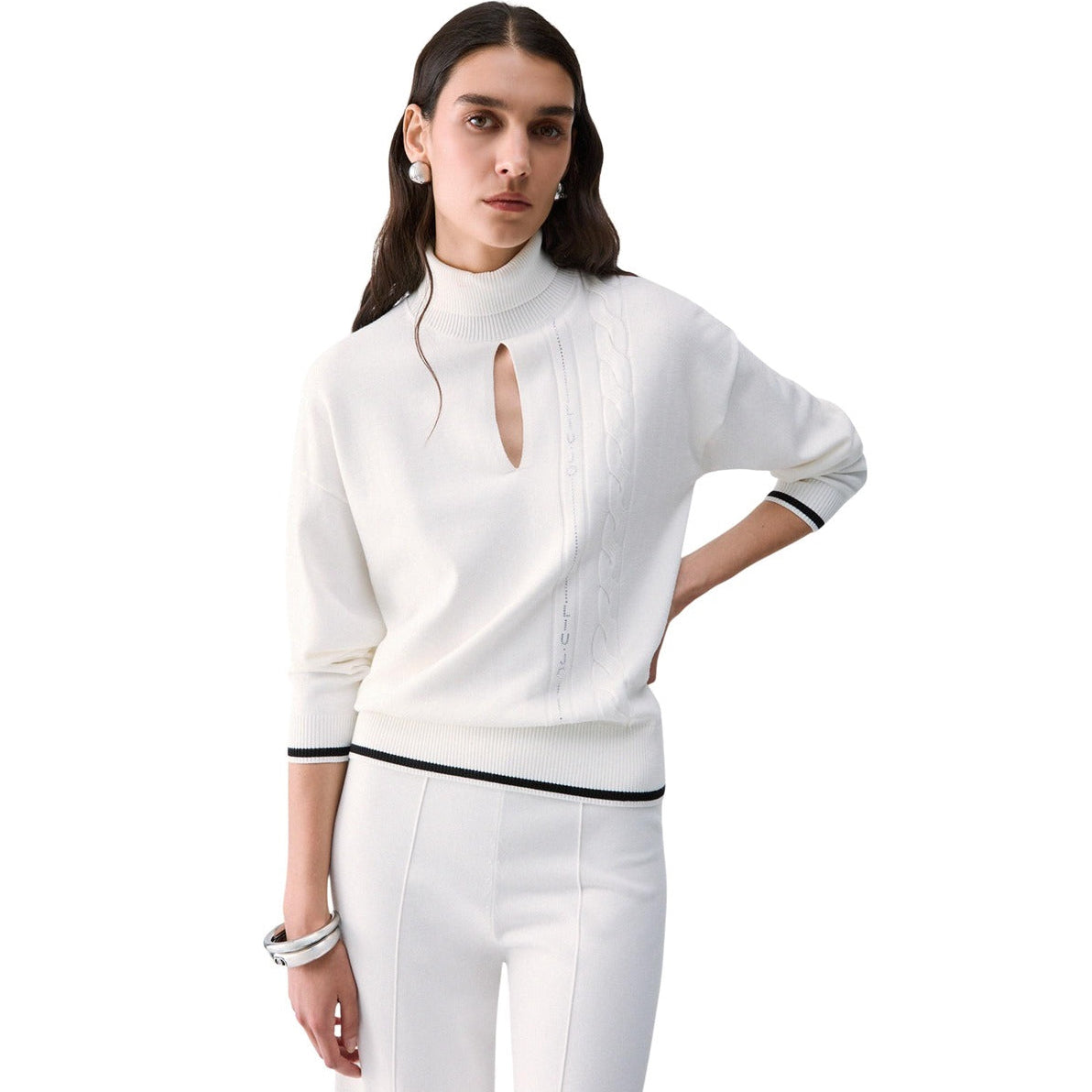 Дамски пуловер Liu Jo Women Turtleneck Sweater TF6193MS63L V9382 Front View