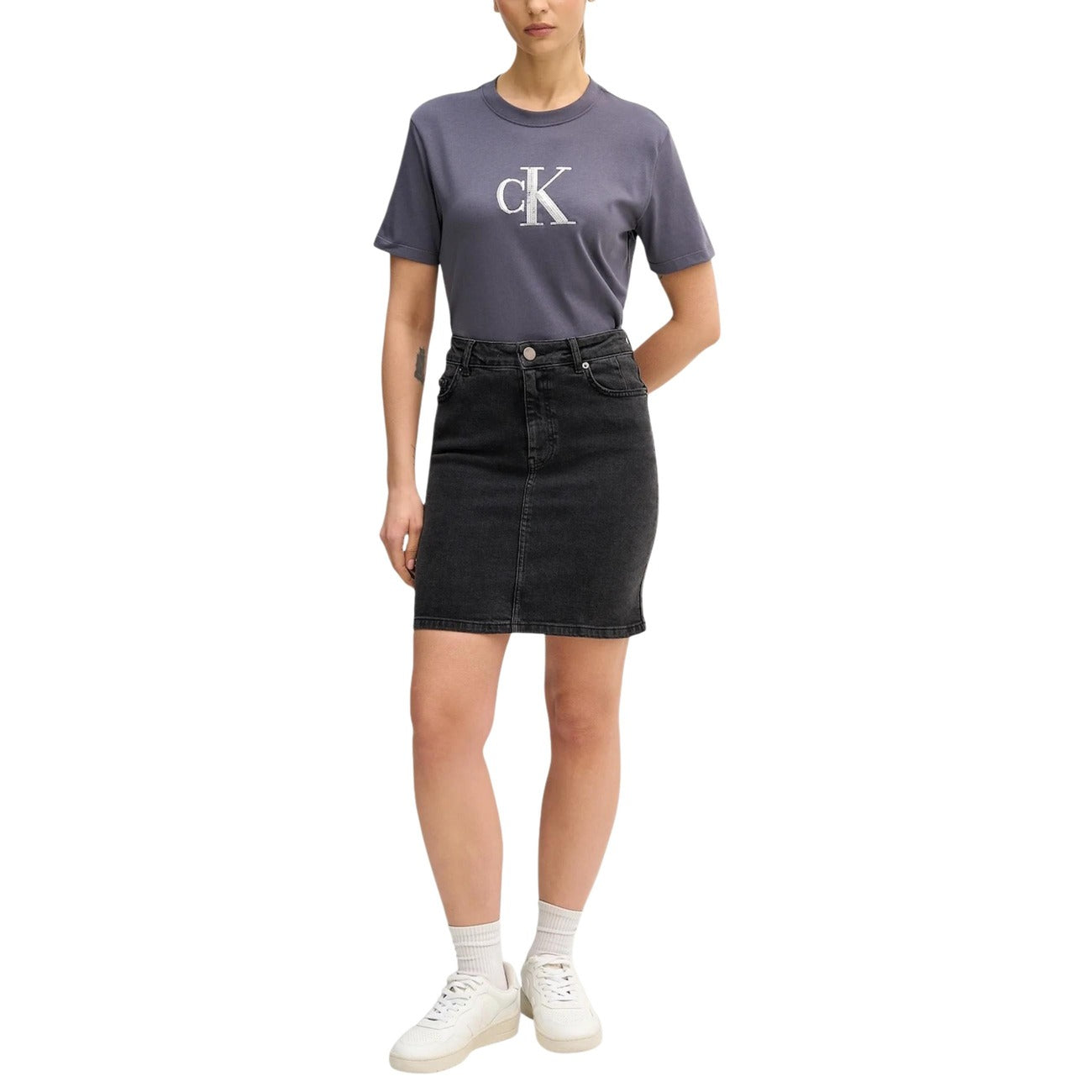 Дамска тениска Calvin Klein Jeans Women T-shirt LV044E215G Front View