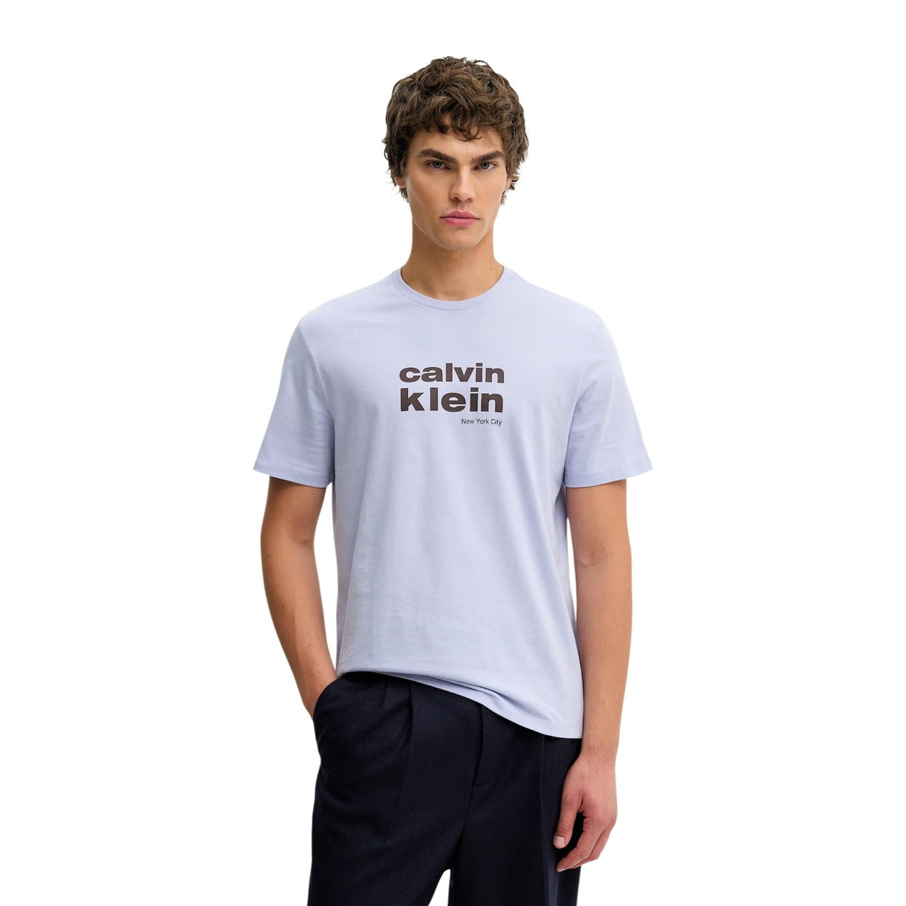 Мъжка тениска Calvin Klein Jeans Men T-shirt LV04RE821G 540 Front View