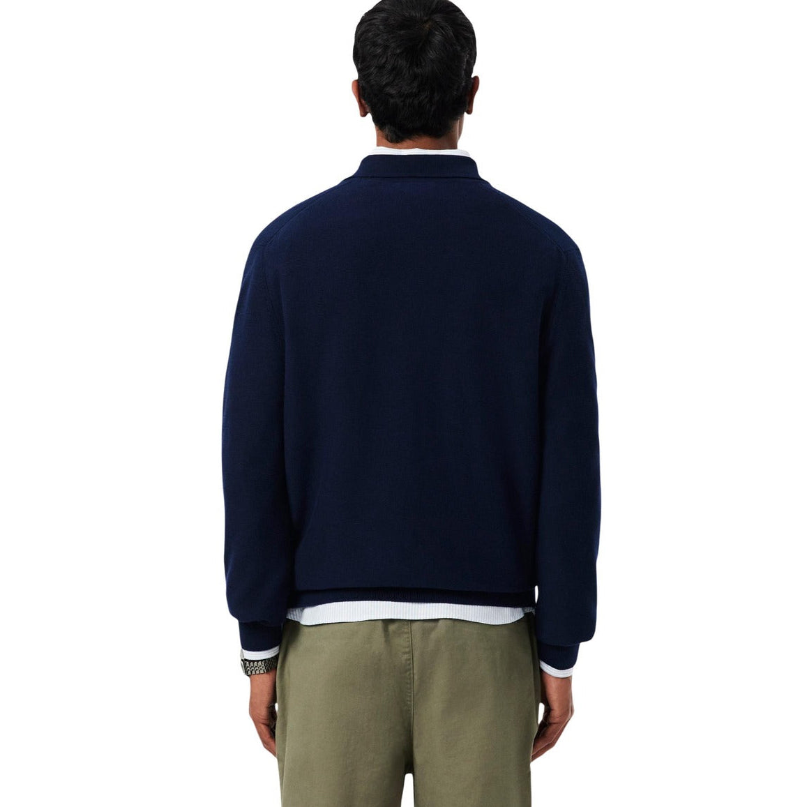 Lacoste ανδρικό πουλόβερ AH9904 166 – Μπλε – Πίσω όψη