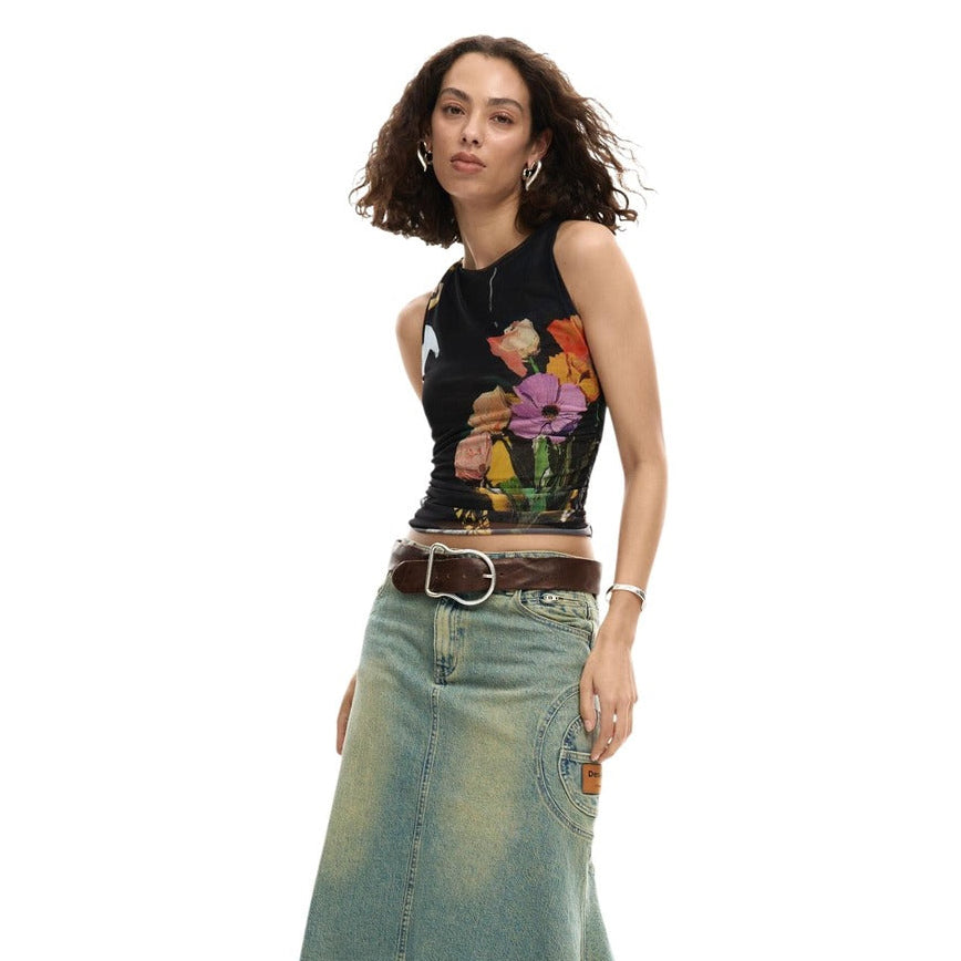 Дамски потник Desigual women’s top 26SWTK14 2000 Model view