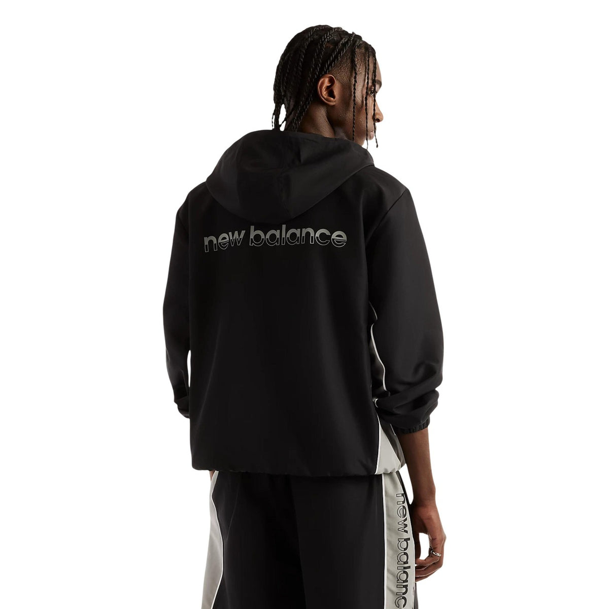 Мъжко яке New Balance Trackside Women Jacket MJ62Y8SJBK Back View
