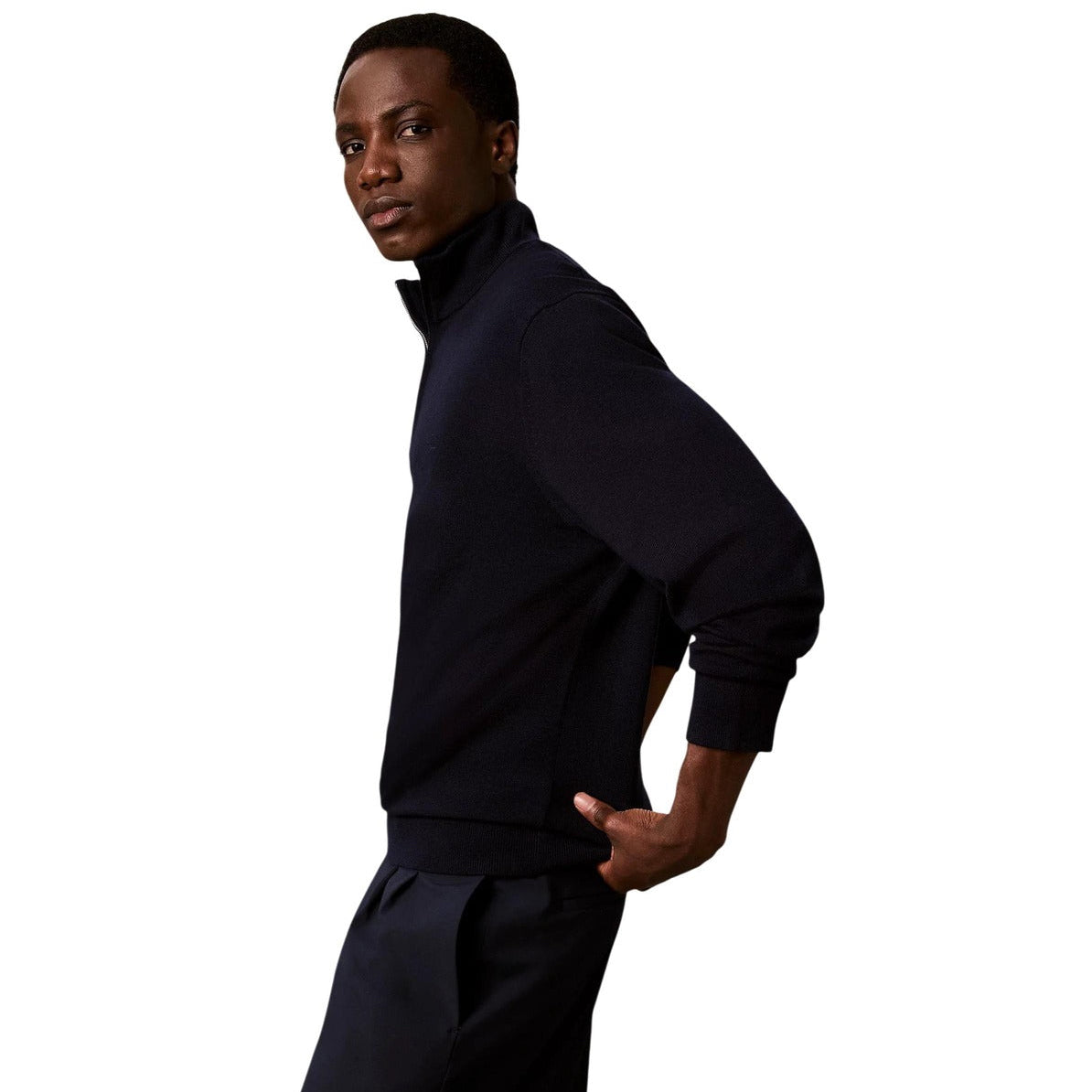 Мъжки пуловер Calvin Klein Men Sweater LV04LD318G CEF Side View