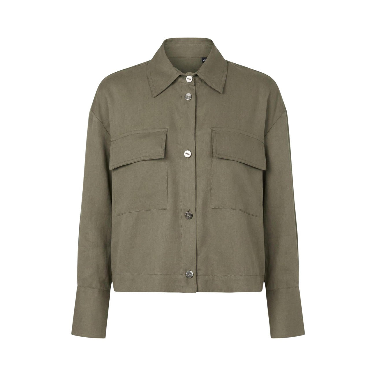 Дамска зелена риза Liu Jo Women Over Shirt WA6265 T414A Front View