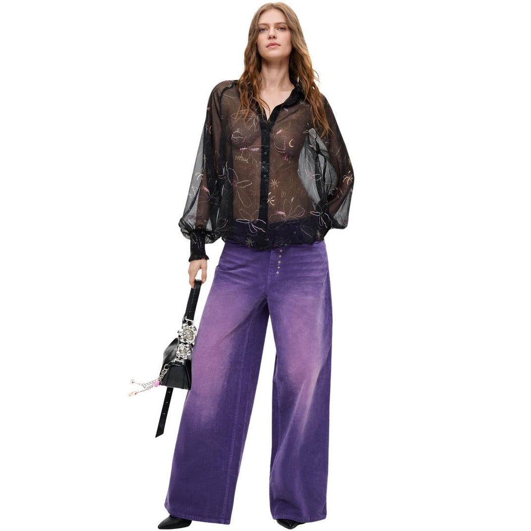 Дамски панталони Desigual women’s trousers 26WWPW19 3011 Model view