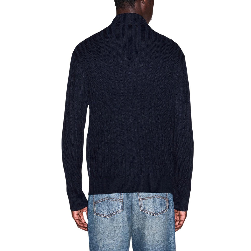 Armani Exchange ανδρική ζακέτα XM002998 AF14008 UB101 – Μπλε – Πίσω όψη