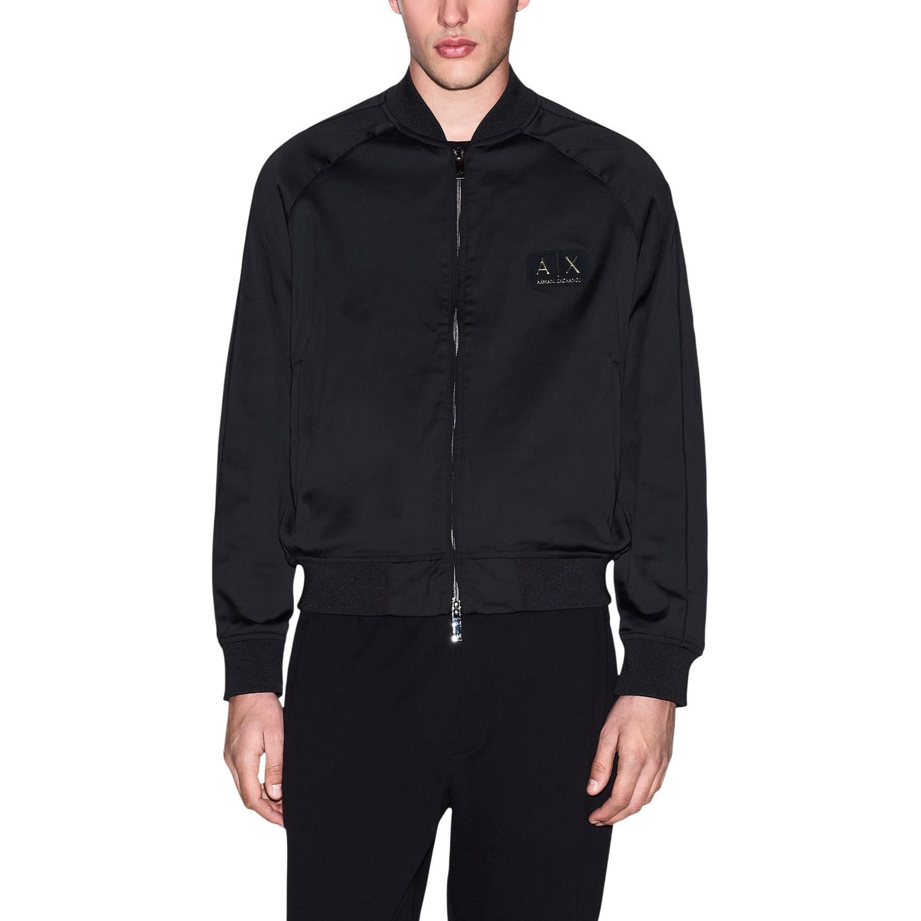 Мъжко черно яке Armani Exchange Men Jacket XM001836AF20535UC001 Front View