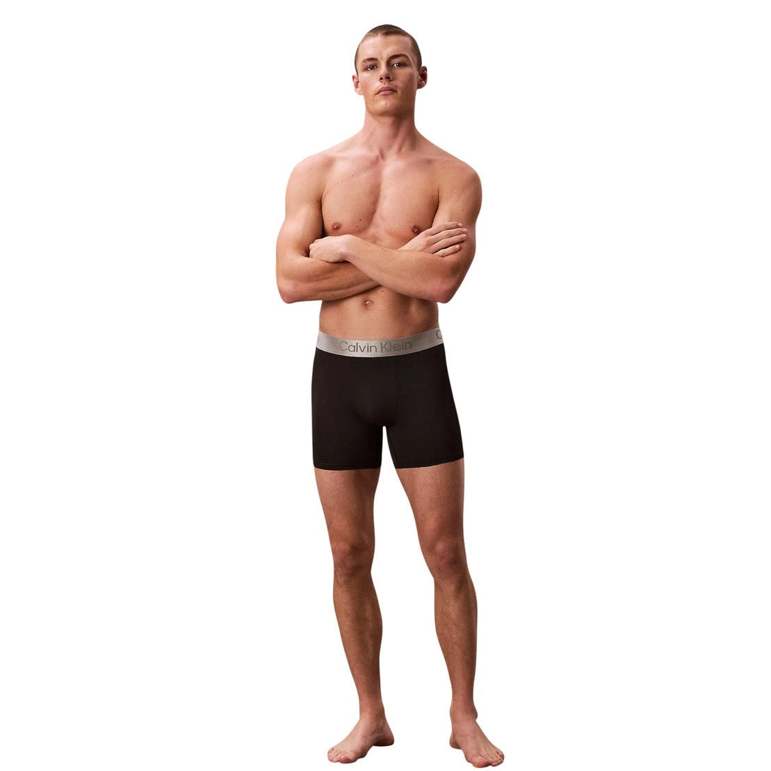 Мъжки боксерки Calvin Klein Men Boxers LV00NB4124 3W7 Front View