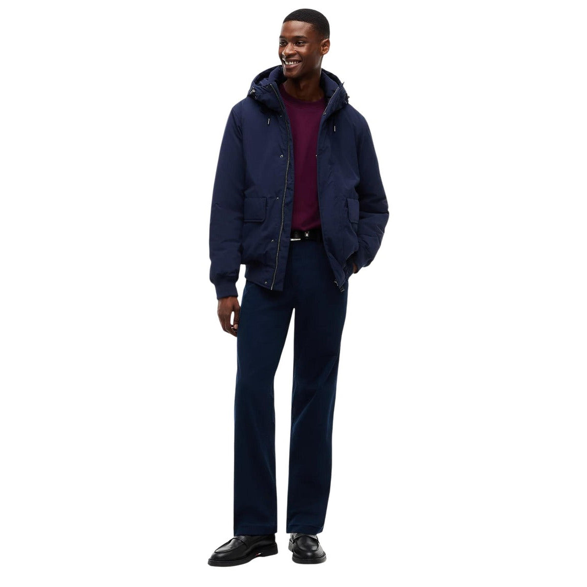Мъжко зимно яке Tommy Hilfiger Jeans Water Resistant Men Jacket DM0DM22032 C1G Front View