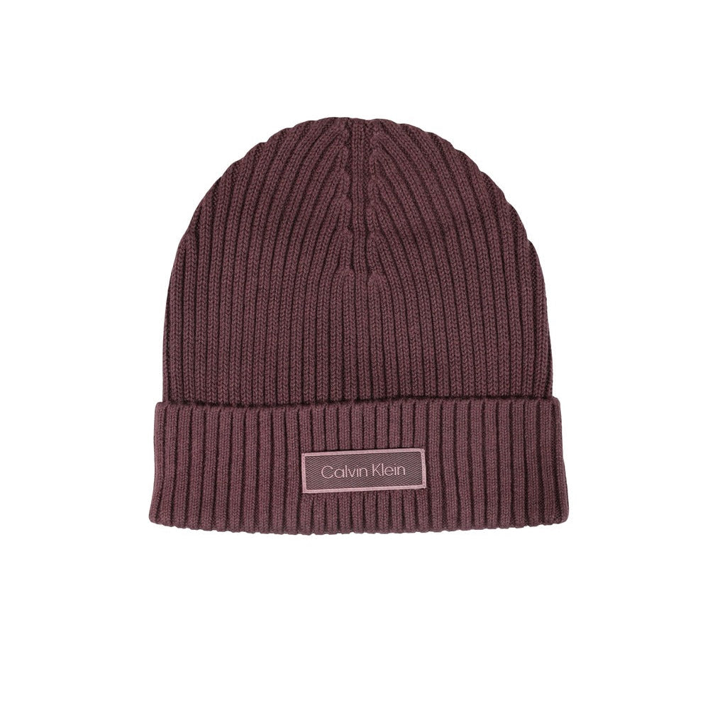 Дамска кафява зимна шапка Calvin Klein Women Hat LV04F8106G BAP Front View
