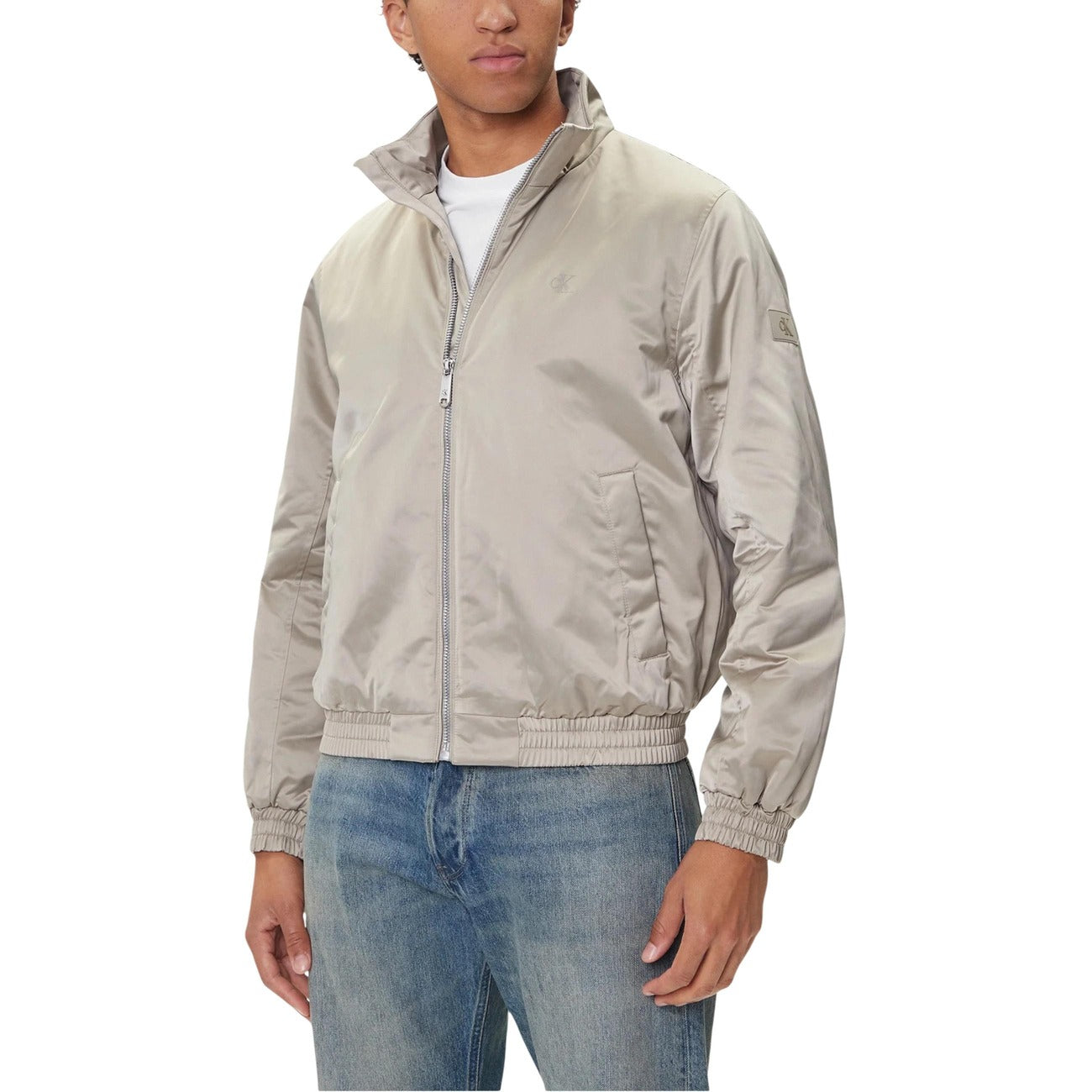 Мъжко бежово яке Calvin Klein Jeans Men Jacket LV04RC516G Front View