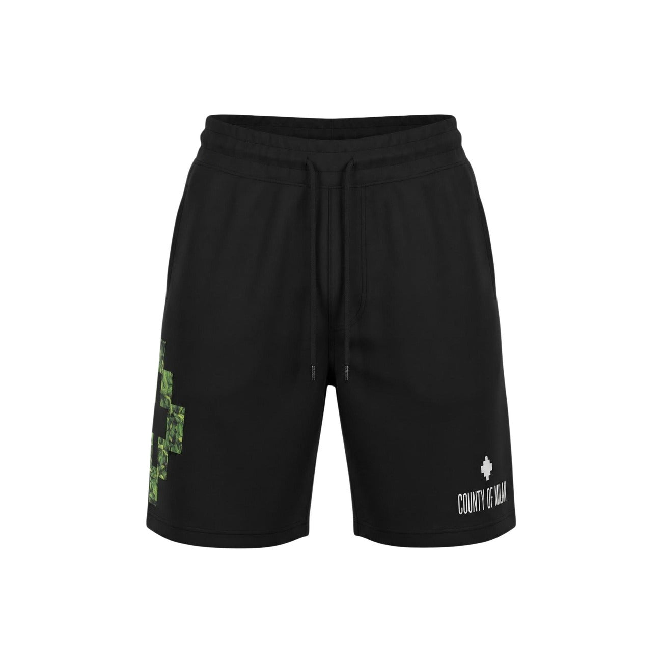 Мъжки къси панталони County Of Milan Marcelo Burlon Men Shorts S6CMMABE072 Front View