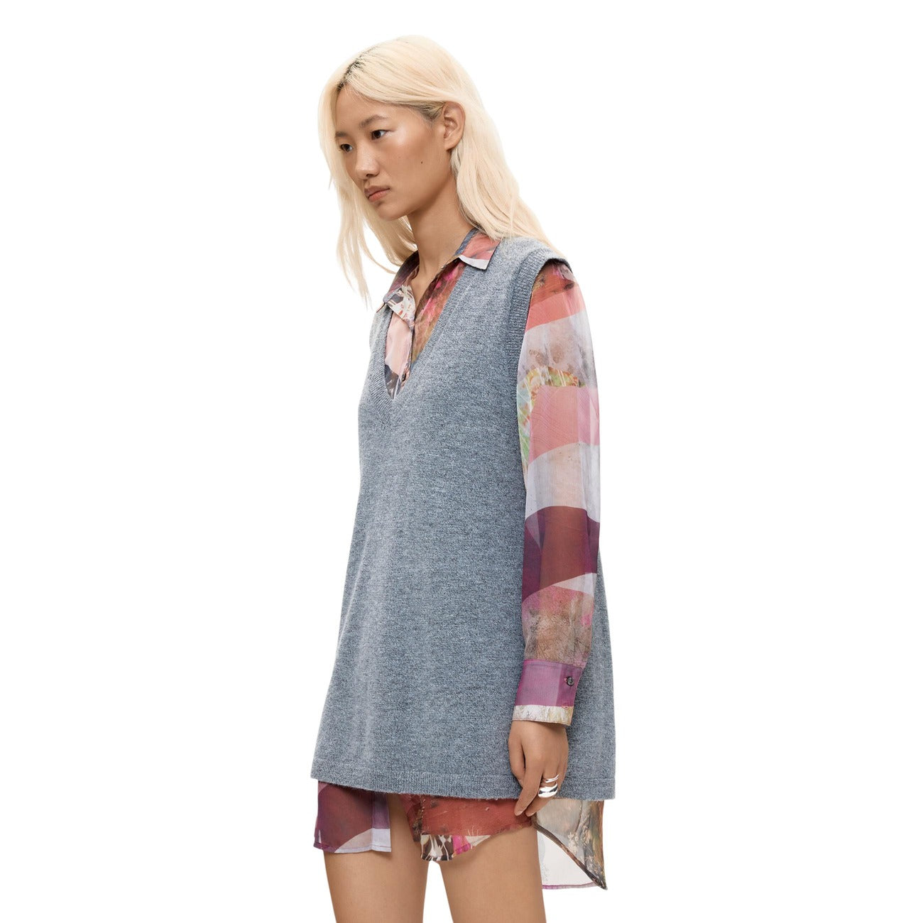 Дамска рокля Desigual Women Dress 26WWVW27 2058 Side View