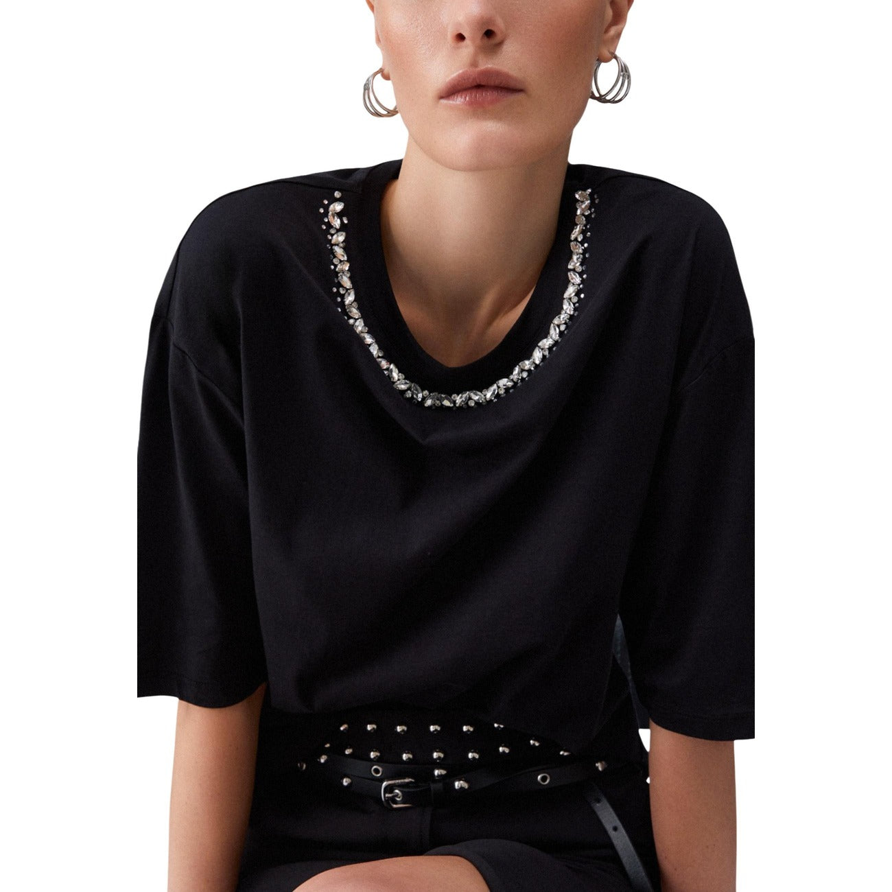 Дамска тениска Liu Jo Women T-shirt WA6128 JS904 P9320 Close-Up