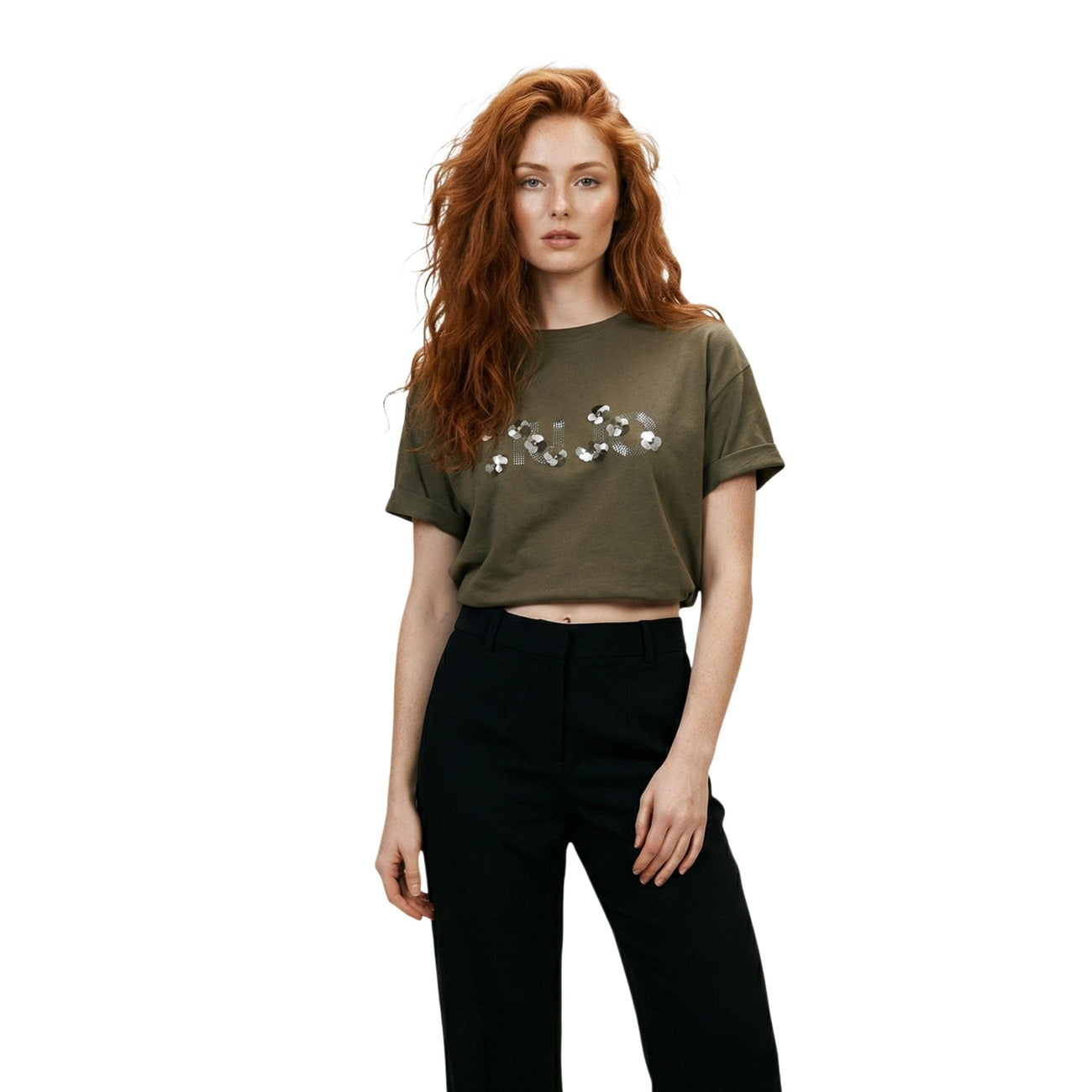 Дамска тениска Liu Jo Women T-shirt WA6238 JS923 Front View