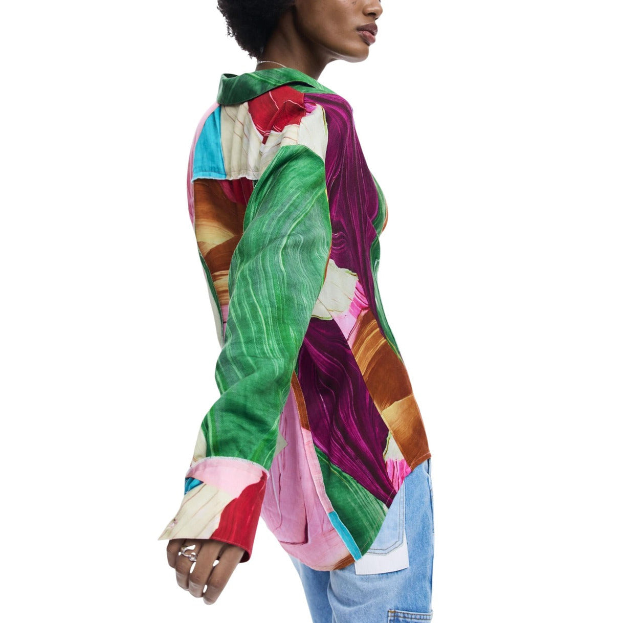Дамска риза Desigual women’s shirt 26SWCWX4 9019 Side view