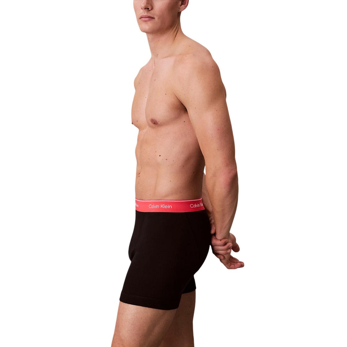 Мъжки боксерки Calvin Klein Men Boxers 000NB4003A 3RX Side View