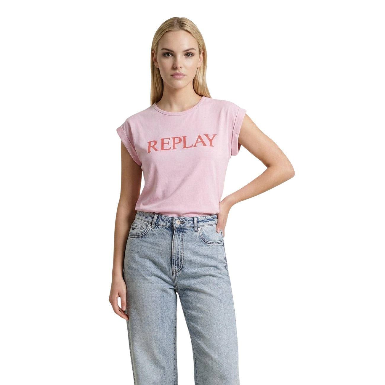 Дамска тениска Replay Women T-shirt Front View