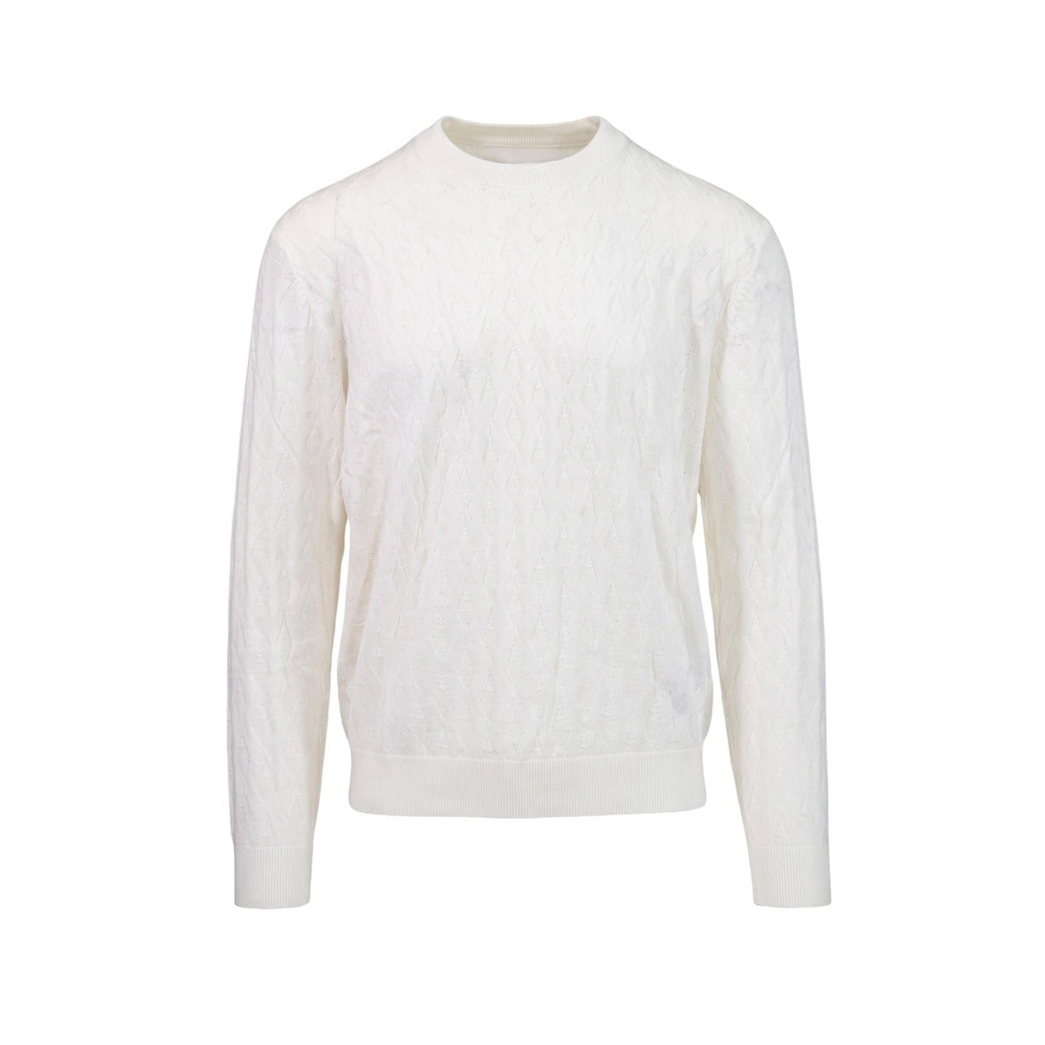 Мъжки бял пуловер Armani Exchange Women Sweater XM000878 AF11982 U0009 Front View