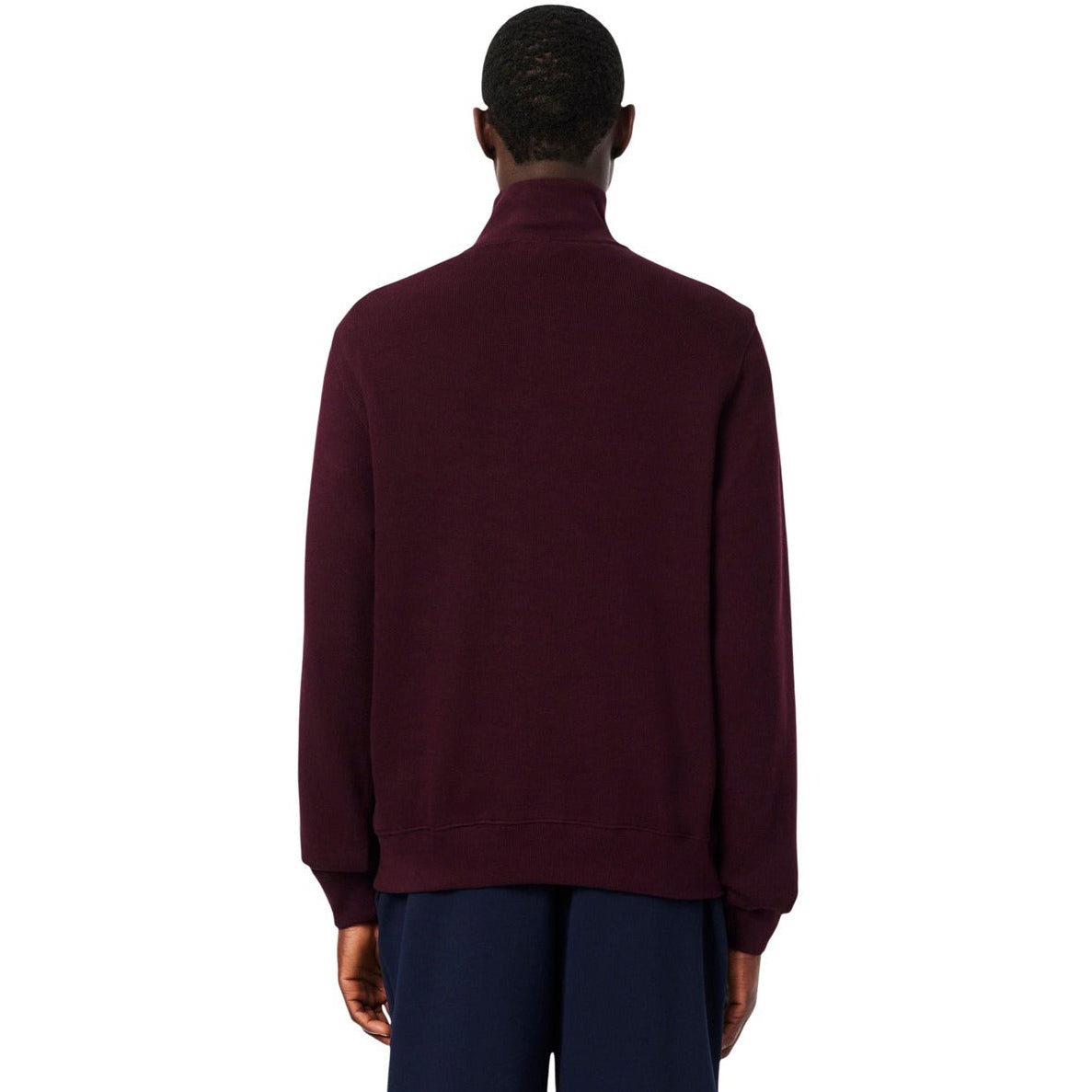 Lacoste ανδρικό φούτερ SH1927 3KE – Μπορντό – Πίσω όψη