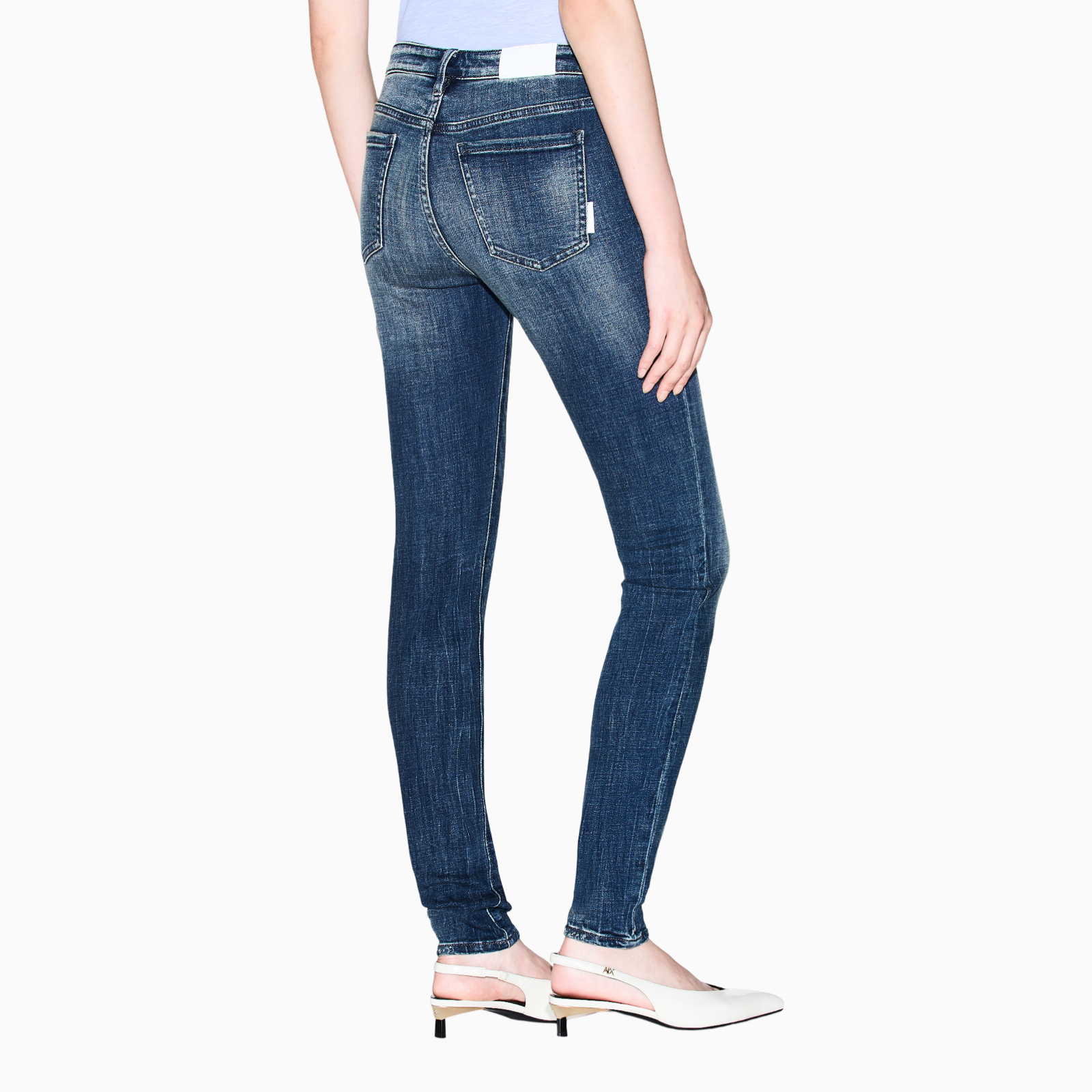Дамски дънки Armani Exchange Women Jeans XW000072 AF16089 MB001 Back View