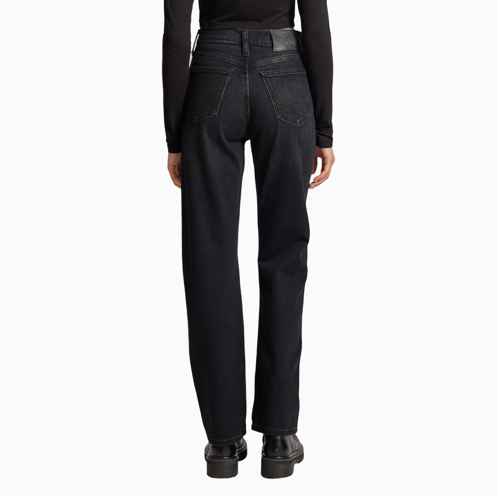Дамски черни дънки Calvin Klein Jeans J20J224895