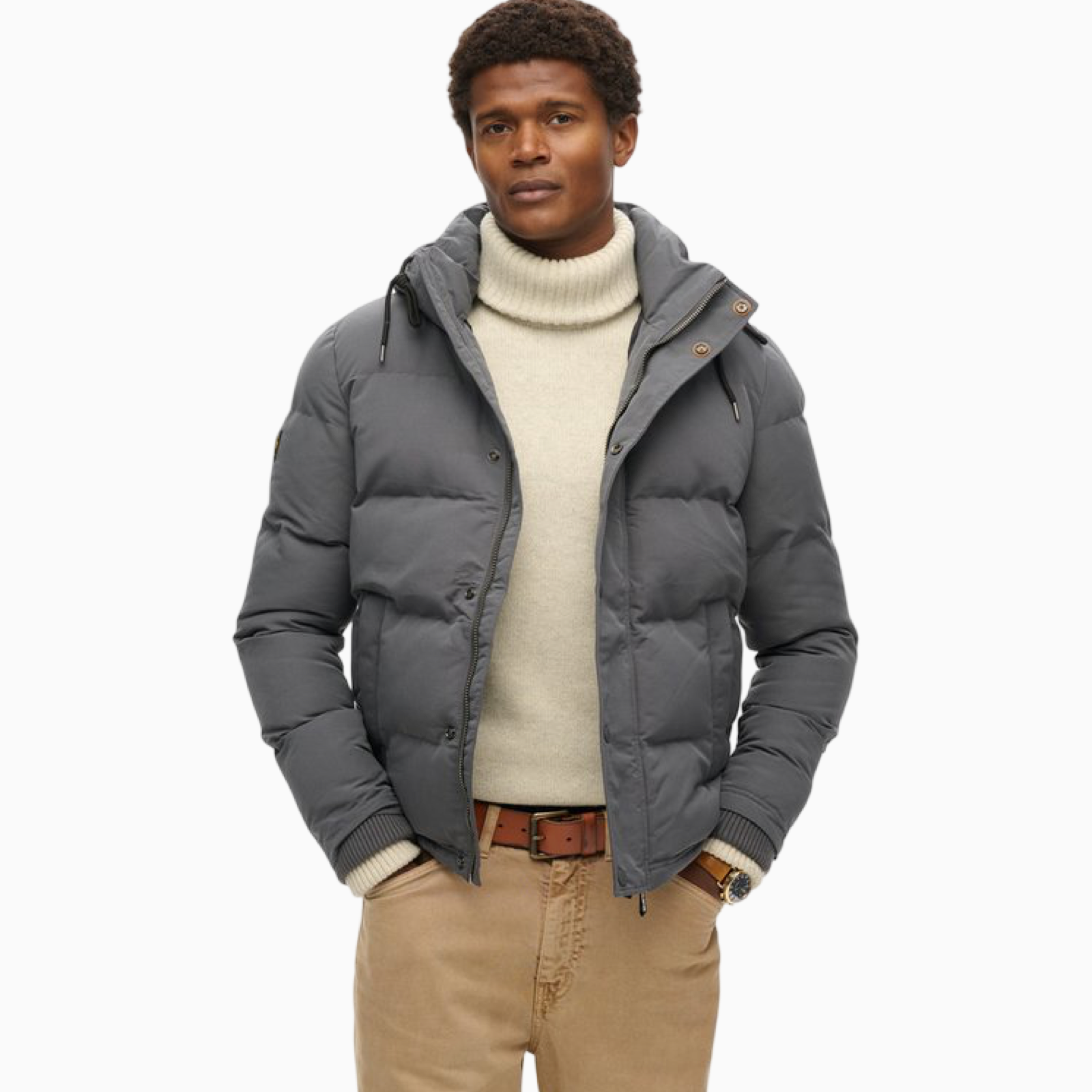 Мъжко зимно яке Superdry Everest Men Jacket M5011743A Front View