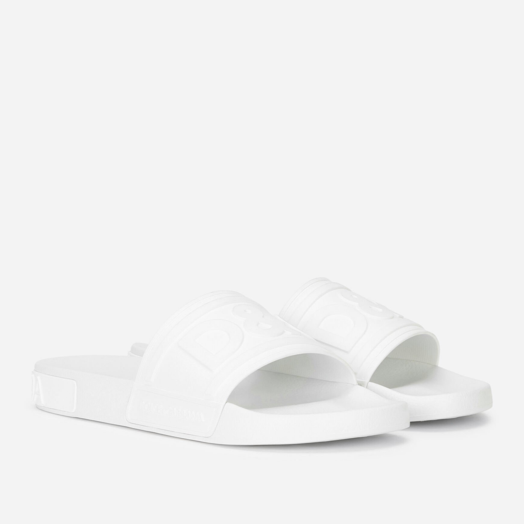 Мъжки бели чехли Мъжки зелени чехли Dolce & Gabbana Men Slippers