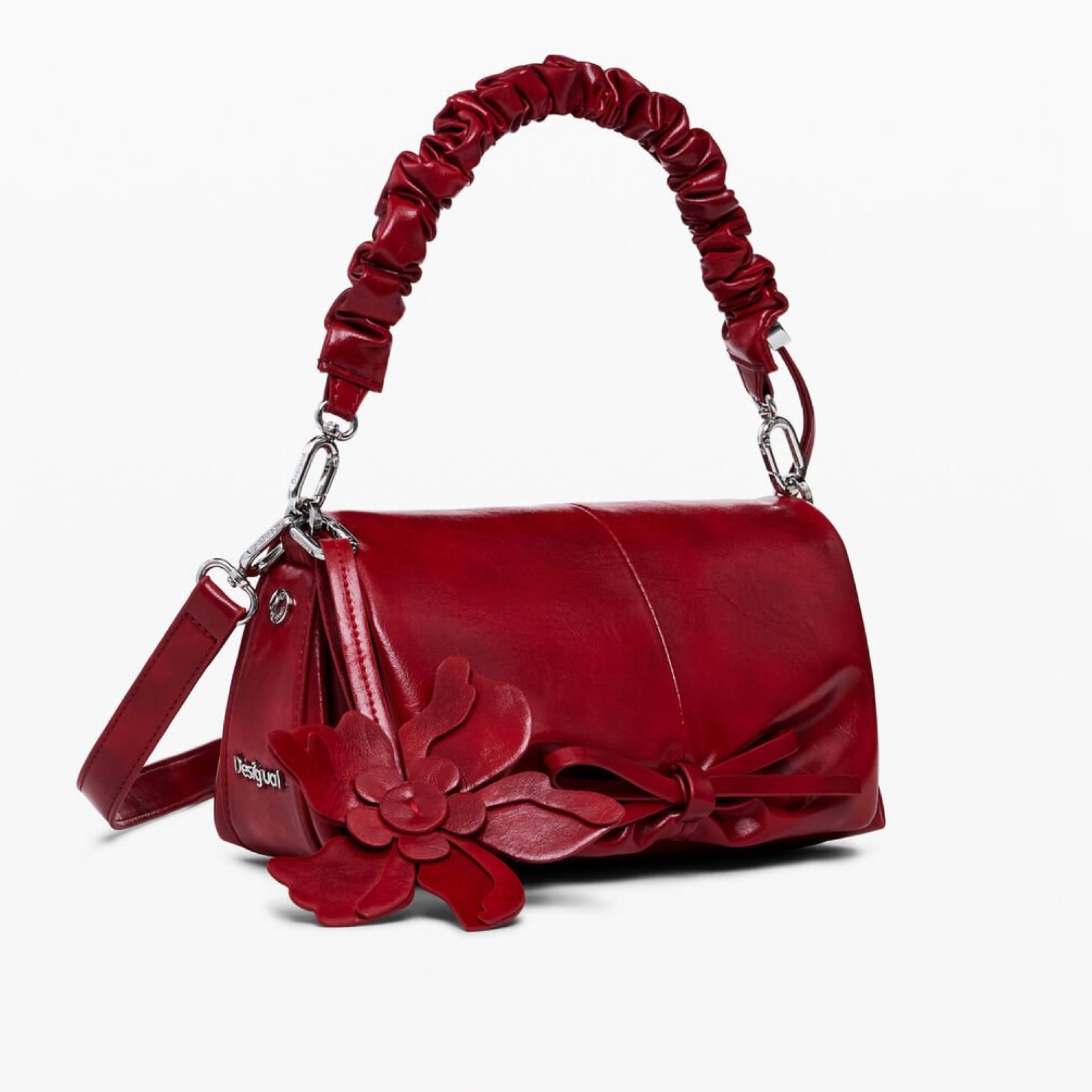 Дамска червена чанта Desigual Bag 25WAXPC8 Side View