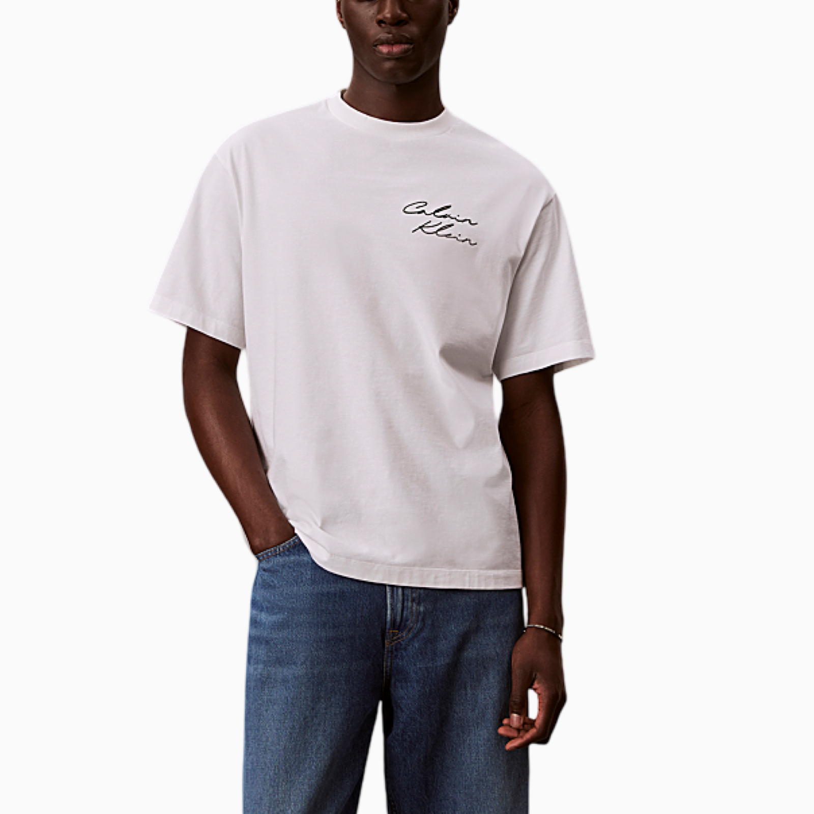 Мъжка тениска Calvin Klein Jeans Men T-shirt LV04RE828G YAF Front View