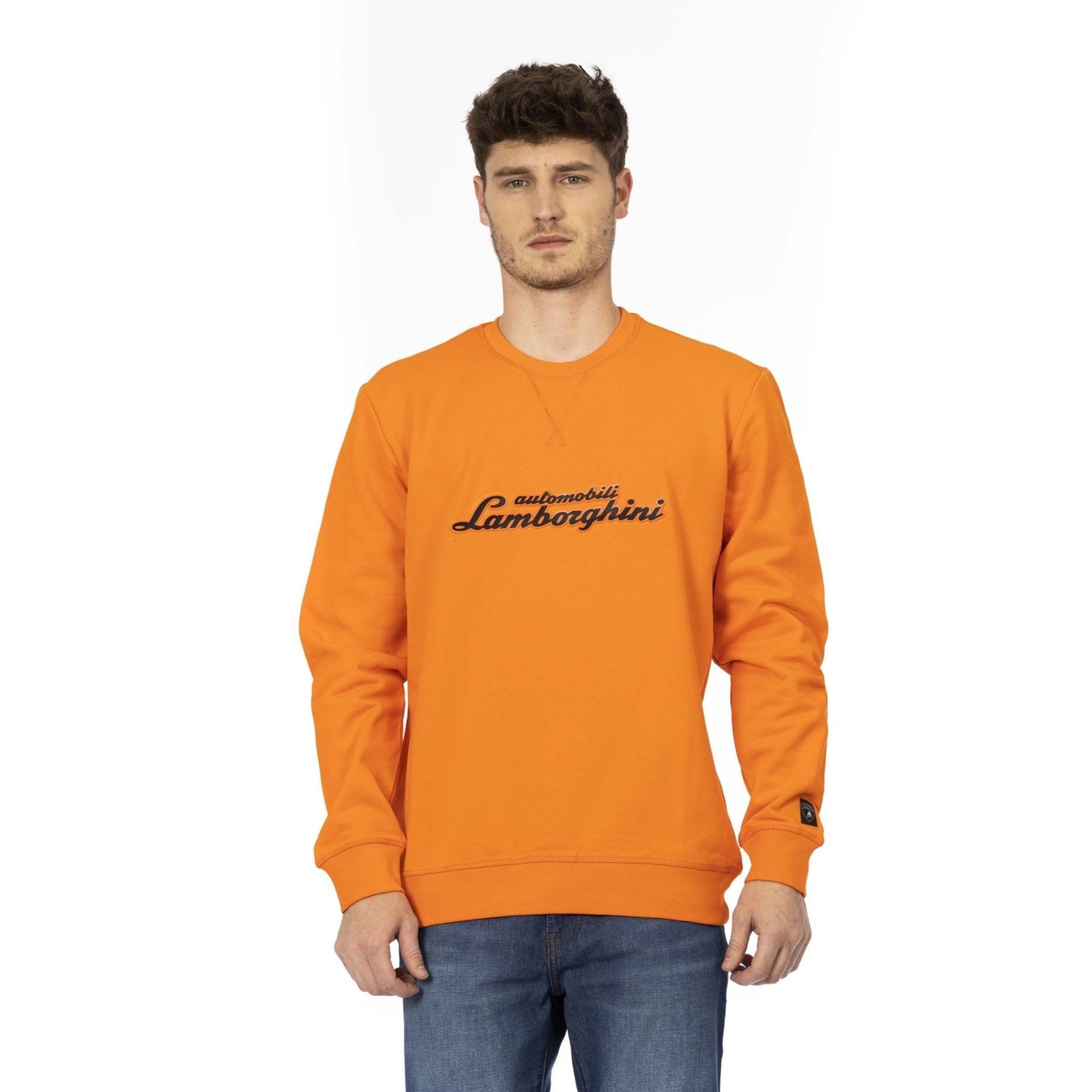 Мъжка блуза Men’s sweatshirt Automobili Lamborghini 72XBI006CJ315 528 ARANCIO front view