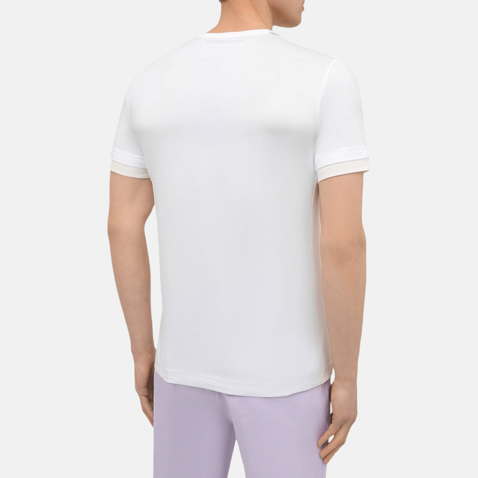 Мъжка бяла тениска Dolce & Gabbana Pocket Men T-shirt