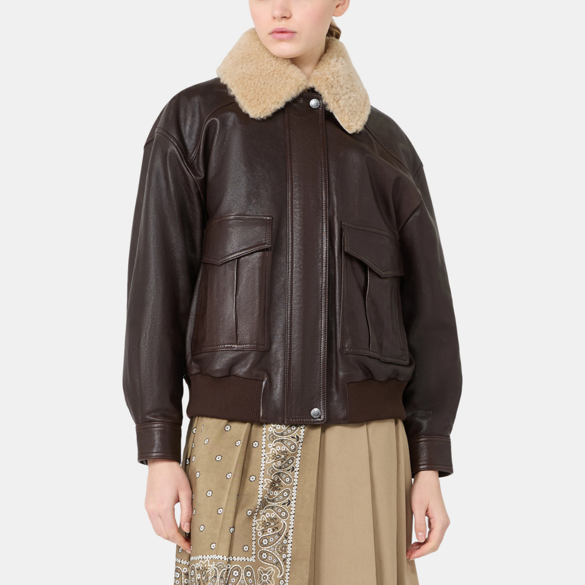 Max Mara Aviator Jacket WE5446016206001 Close-Up